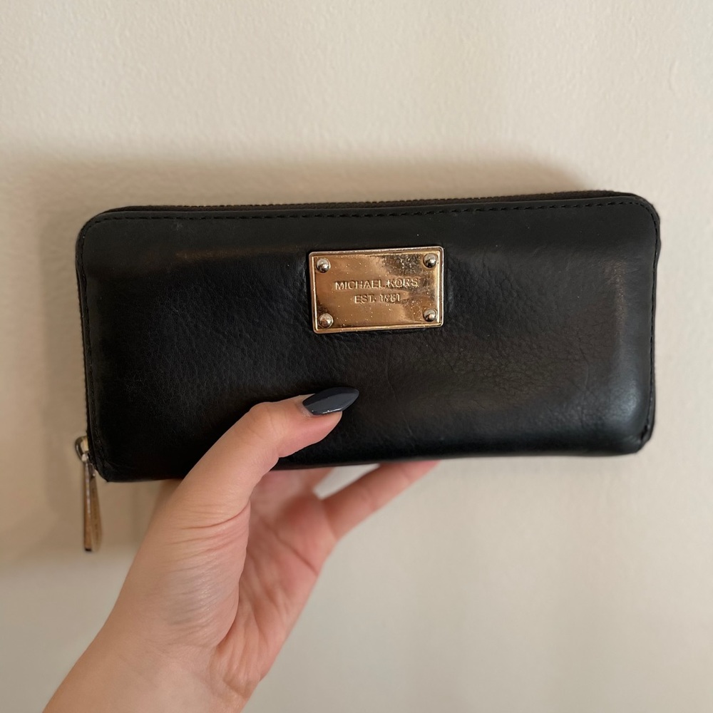 Michael Kors continental leather wallet